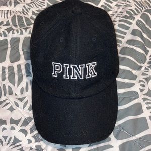 Black pink baseball hat